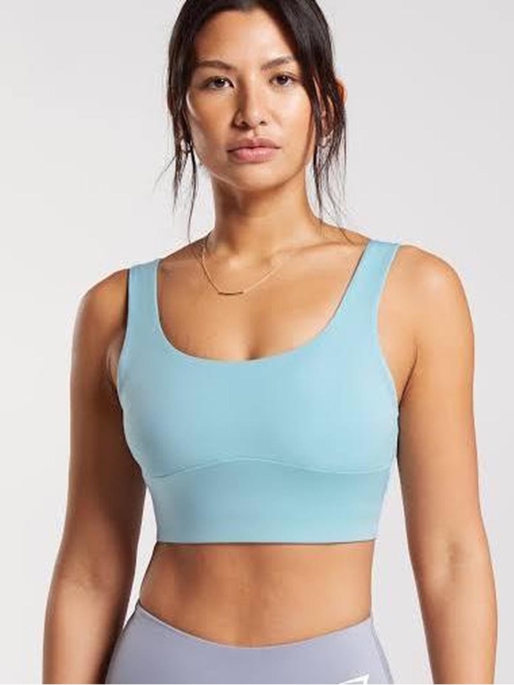NEW Sold Out Gymshark LongLine Sports Bra Padded Iceberg Size: Small